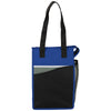 Bullet Royal Blue Zippered Non-Woven Lunch Cooler
