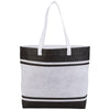 Bullet Black Stripes Non-Woven Tote