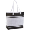 Bullet Black Stripes Non-Woven Tote