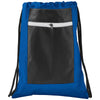 Bullet Royal Blue Zippered Ripstop Drawstring Bag