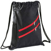 Bullet Red Two Zipper Deluxe Drawstring Bag