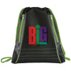 Bullet Lime Green Neon Deluxe Drawstring Bag