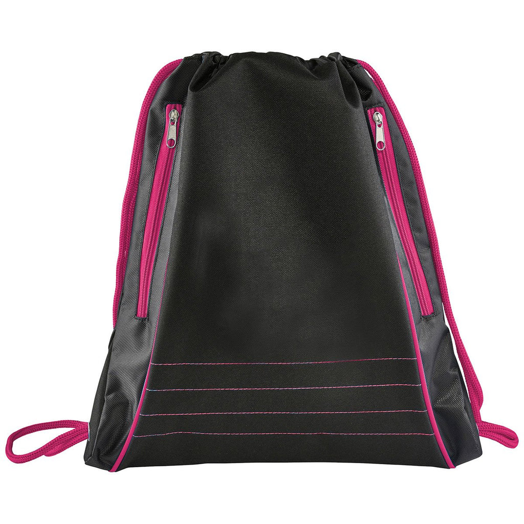 Bullet Magenta Neon Deluxe Drawstring Bag