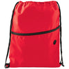 Bullet Red Insulated Zippered Drawstring Bag