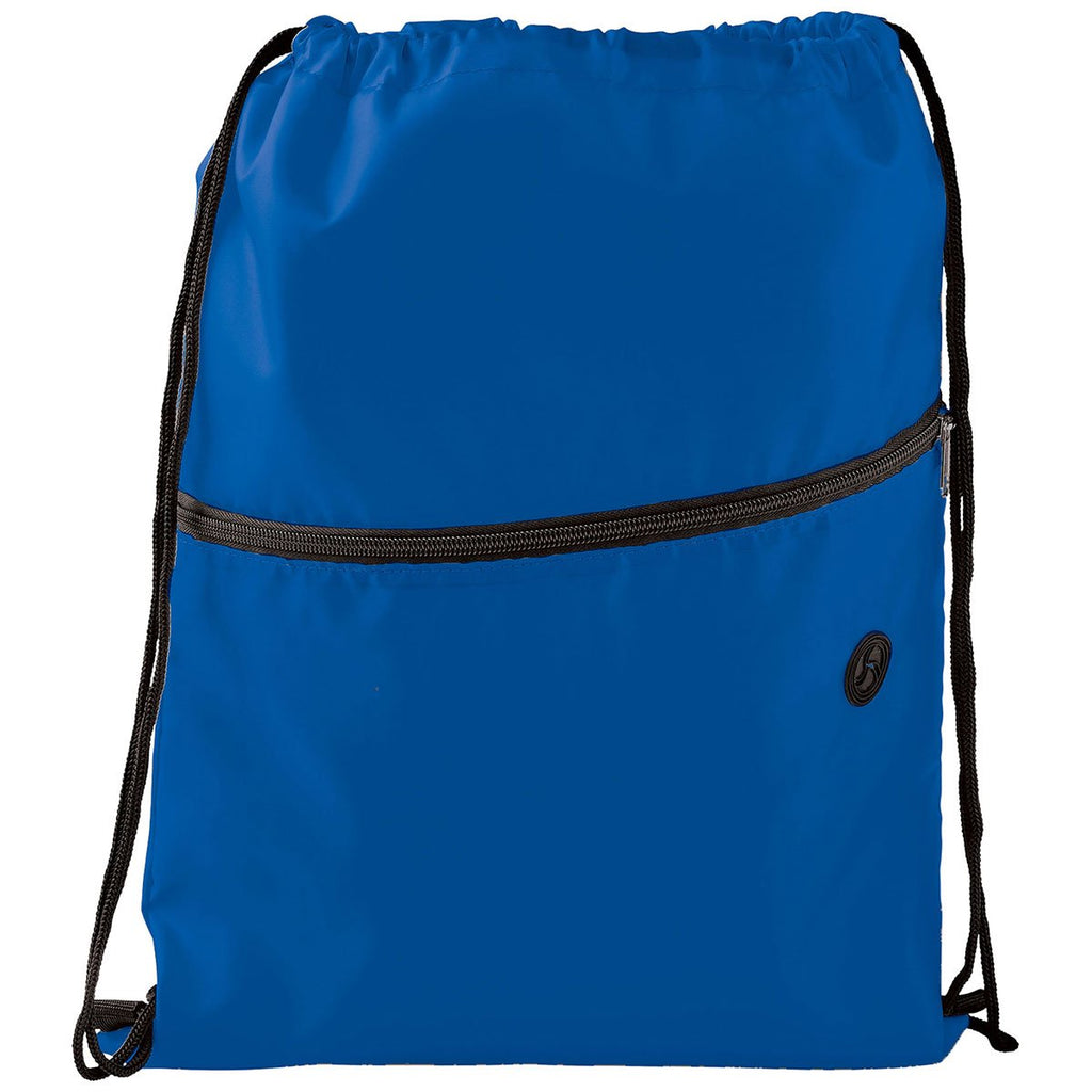 Bullet Royal Blue Insulated Zippered Drawstring Bag