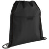 Bullet Black Insulated Non-Woven Drawstring Bag