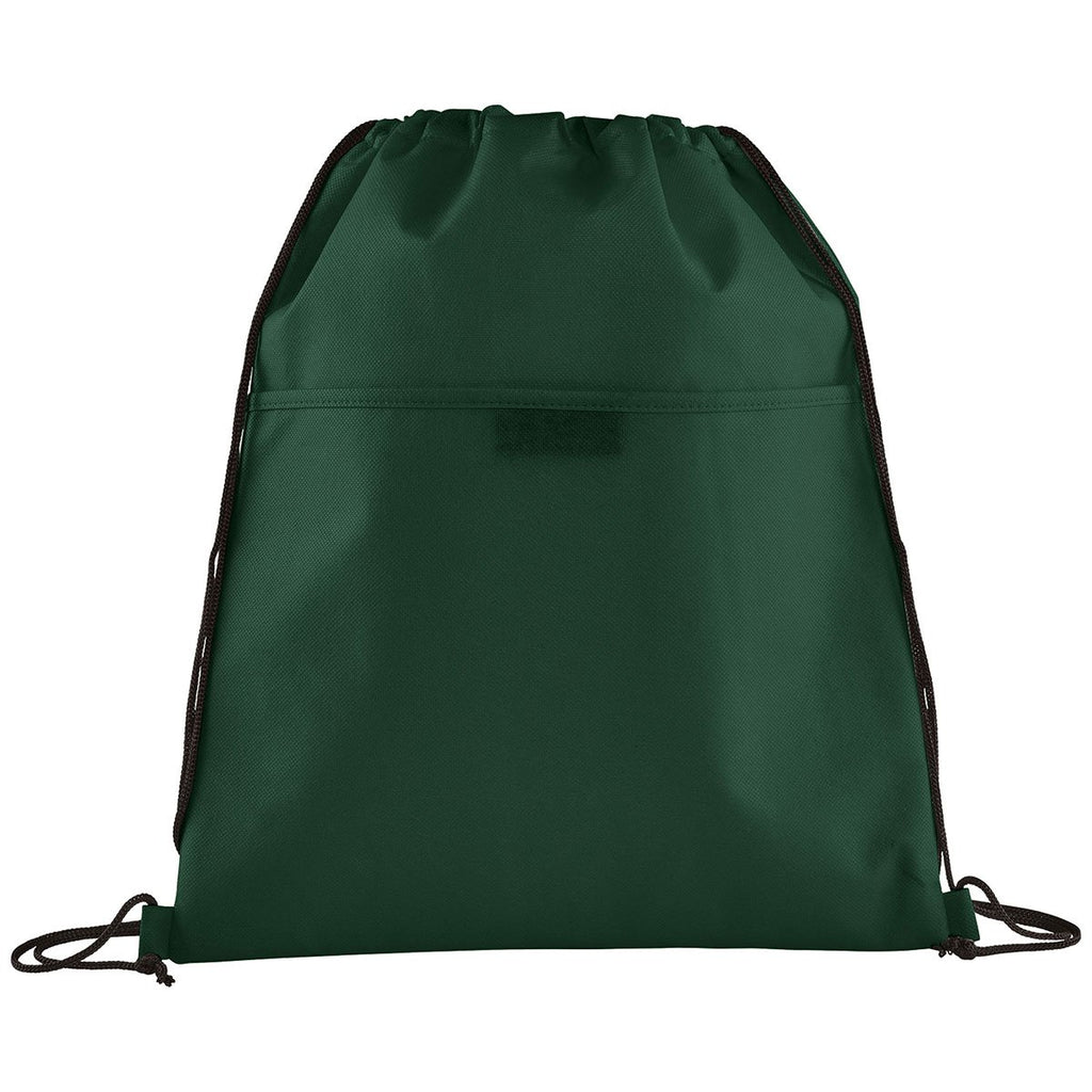 Bullet Hunter Green Insulated Non-Woven Drawstring Bag
