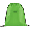 Bullet Lime Green Insulated Non-Woven Drawstring Bag