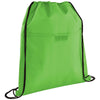 Bullet Lime Green Insulated Non-Woven Drawstring Bag