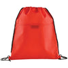 Bullet Red Insulated Non-Woven Drawstring Bag