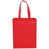 Bullet Red Mid-Size Laminated Shopper Tote
