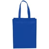 Bullet Royal Blue Mid-Size Laminated Shopper Tote