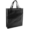 Bullet Black Metallic Laminated Shopper Tote