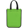 Bullet Lime Green Small Laminated Shopper Tote