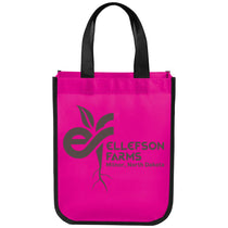 Bullet Magenta Small Laminated Shopper Tote
