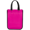 Bullet Magenta Small Laminated Shopper Tote