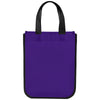 Bullet Purple Small Laminated Shopper Tote
