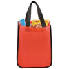 Bullet Red Small Laminated Shopper Tote