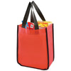 Bullet Red Small Laminated Shopper Tote