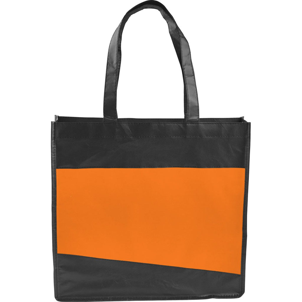 Bullet Orange Laminated Non-Woven Convention Tote