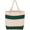 Bullet Hunter Green Rope Handle 16oz Cotton Canvas Tote