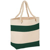 Bullet Hunter Green Rope Handle 16oz Cotton Canvas Tote