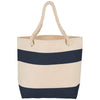 Bullet Navy Blue Rope Handle 16oz Cotton Canvas Tote