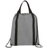 Bullet Grey Grab Non-Woven Drawstring Bag