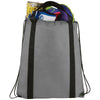 Bullet Grey Grab Non-Woven Drawstring Bag