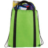 Bullet Lime Green Grab Non-Woven Drawstring Bag
