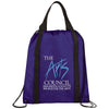 Bullet Purple Grab Non-Woven Drawstring Bag