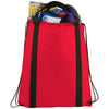 Bullet Red Grab Non-Woven Drawstring Bag
