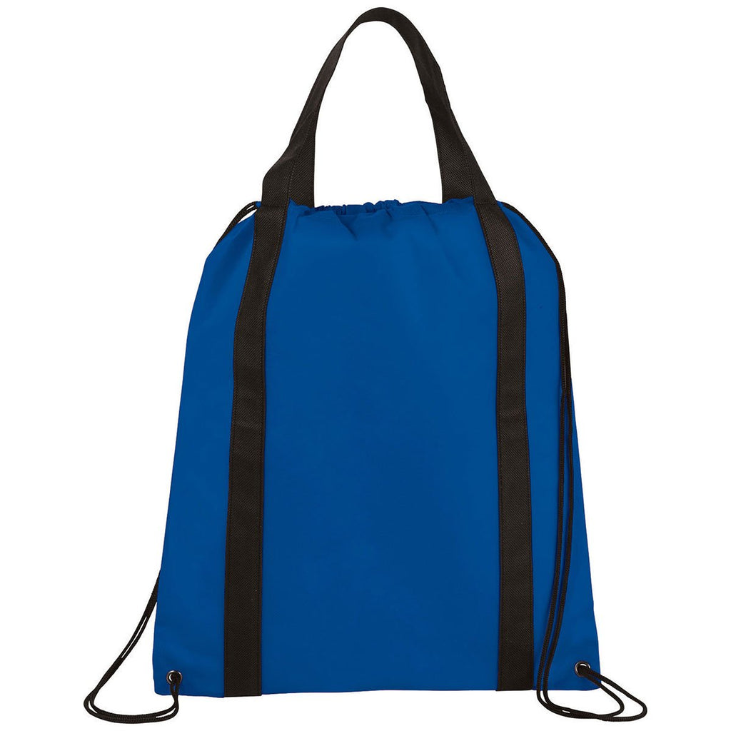 Bullet Royal Blue Grab Non-Woven Drawstring Bag