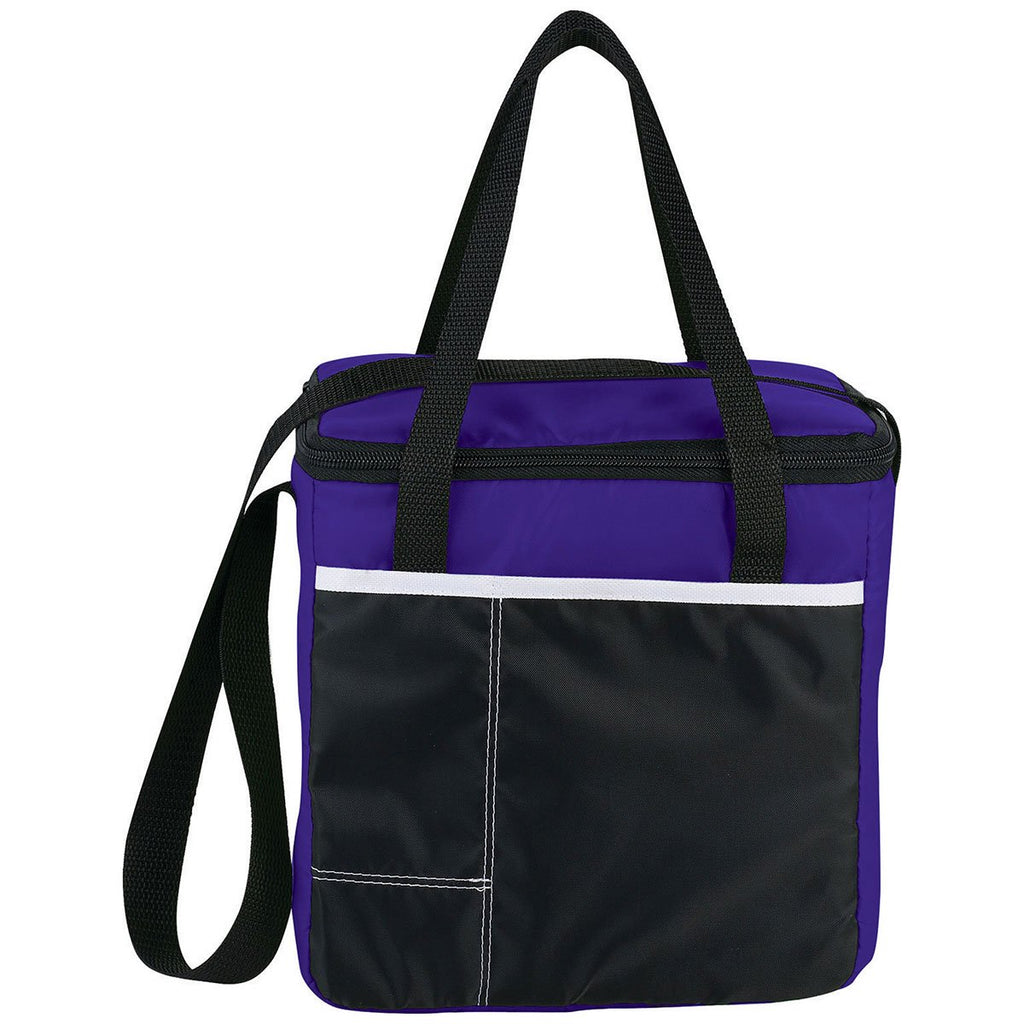 Bullet Purple Color Block 9-Can Lunch Cooler