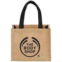 Bullet Black Mini Jute Gift Tote