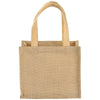 Bullet Cream Mini Jute Gift Tote
