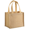 Bullet Cream Mini Jute Gift Tote
