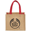 Bullet Red Mini Jute Gift Tote