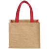 Bullet Red Mini Jute Gift Tote