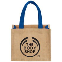 Bullet Royal Blue Mini Jute Gift Tote