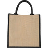 Bullet Black Medium Jute Gift Tote