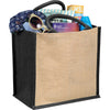 Bullet Black Medium Jute Gift Tote