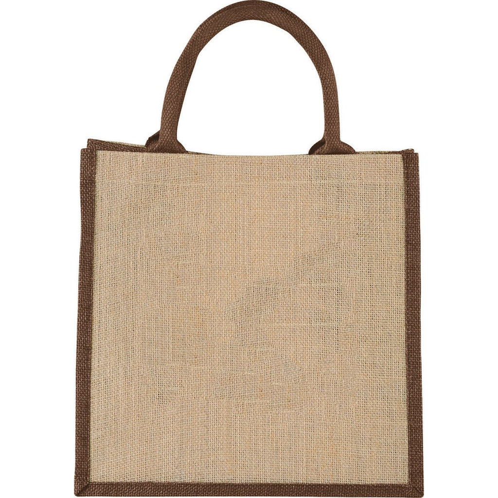 Bullet Brown Medium Jute Gift Tote