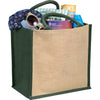 Bullet Hunter Green Medium Jute Gift Tote