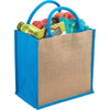 Bullet Process Blue Medium Jute Gift Tote