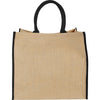 Bullet Black Large Jute Tote