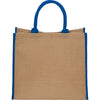 Bullet Royal Blue Large Jute Tote
