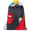 Bullet Red Zippered Mesh Drawstring Sportspack
