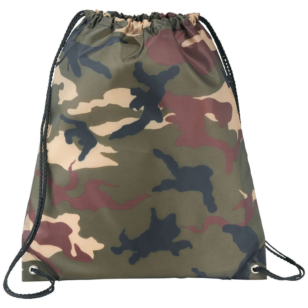 Bullet Camouflage Camo Oriole Drawstring Bag