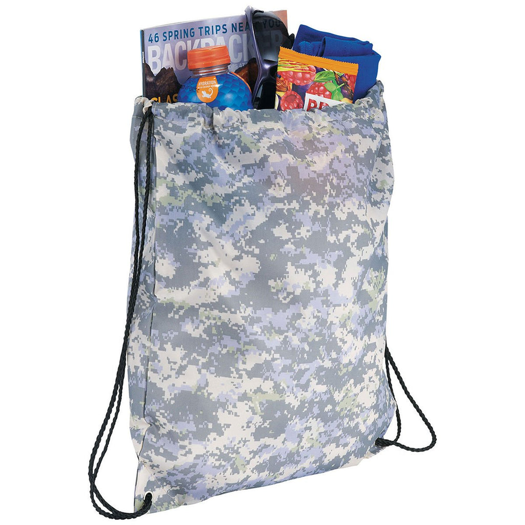 Bullet Digital Camouflage Camo Oriole Drawstring Bag